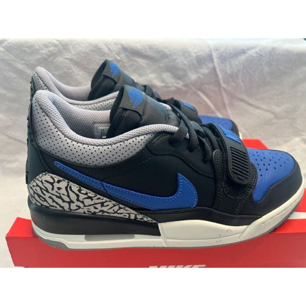Jordan Legacy 312 Low 'Royal' / 'Black Royal Cement' - Size US 8.5 (CD7069-041)